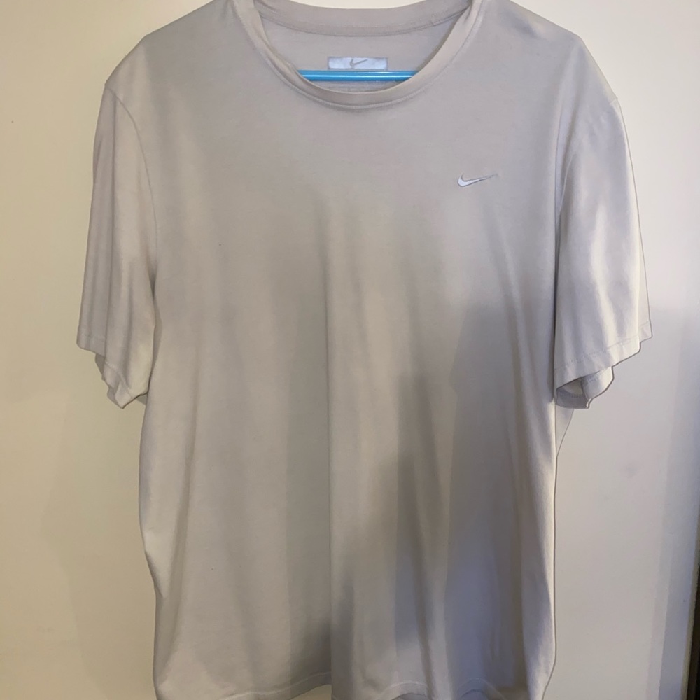Cream Nike Sports tee shirt